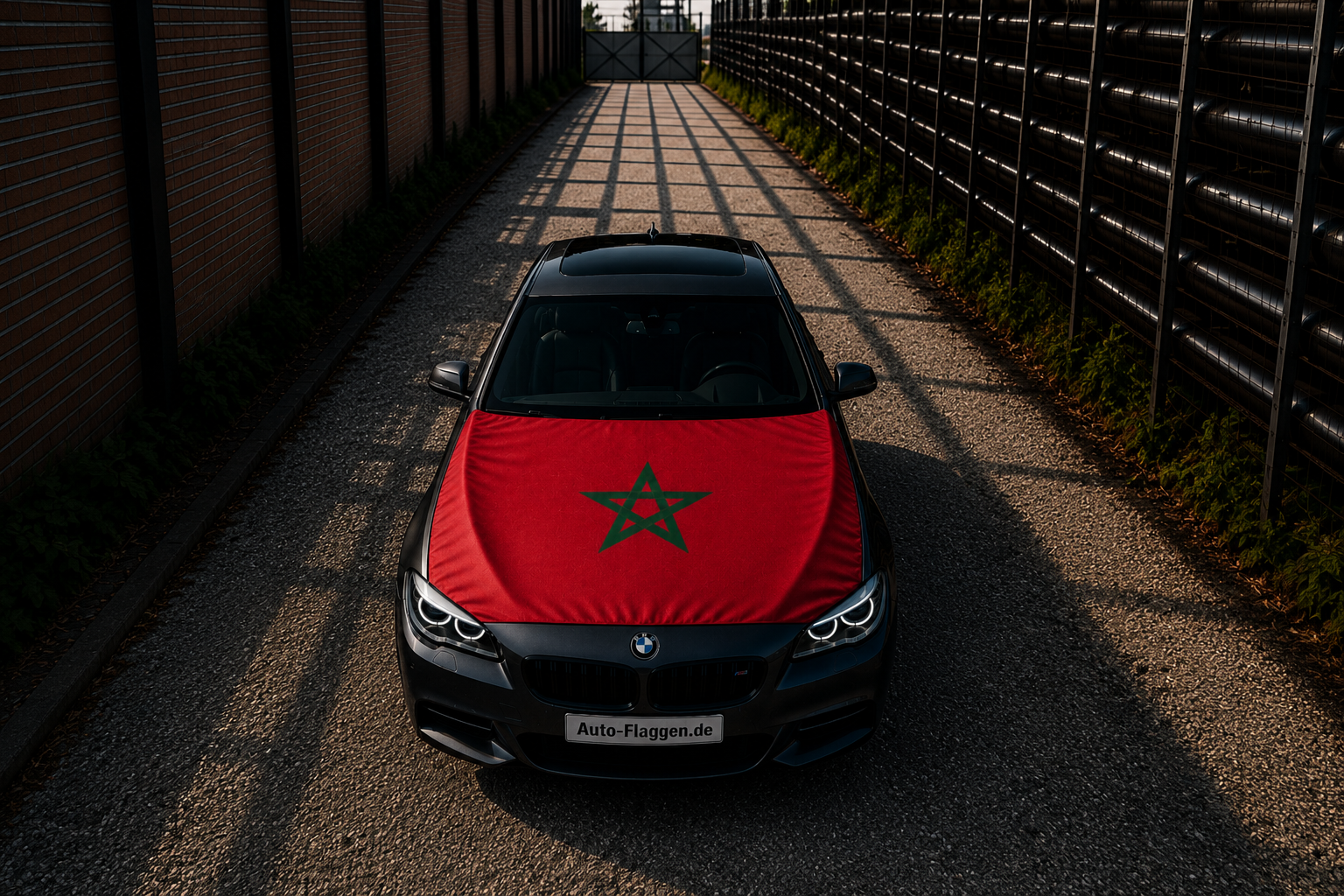 Marokko Motorhaubenflagge Auto Flagge
