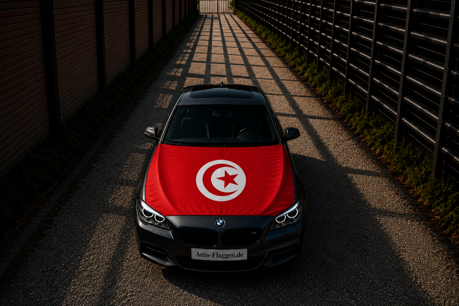 Tunesien Motorhaubenflagge Auto Flagge