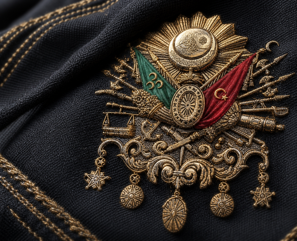 Premium Ottoman Empire Motorhaubenflagge Sonderedition