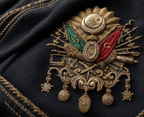 Premium Ottoman Empire Motorhaubenflagge Sonderedition